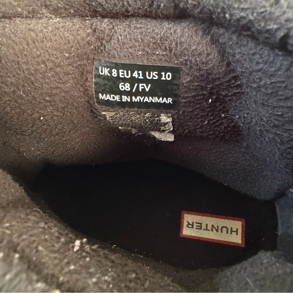 Hunter Intrepid Women’s Black Quilted Snow Boots | US 10 - Picture 7 of 8